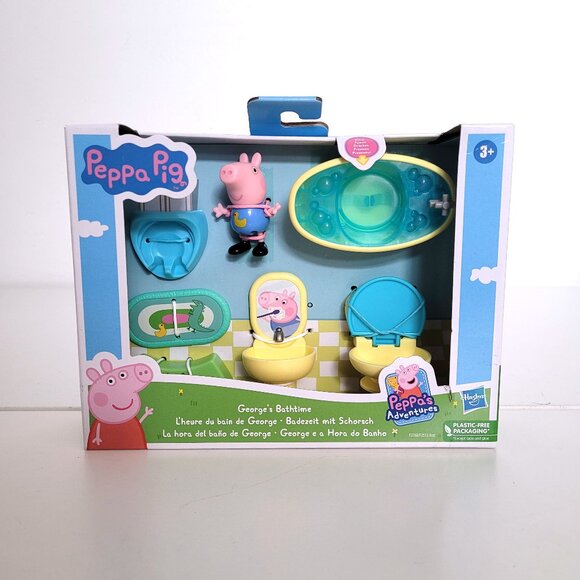 Peppa Pig George Bathtime Playset - BNIB - Picture 1 of 2